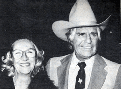 Jim Davis and his wife Blanche, while Davis was filming the “Dallas” TV series. 