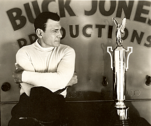 Buck Jones with the first Catalina trophy won by his new yacht, The Sartartia. 