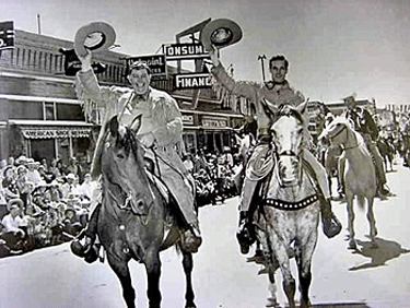 Happy 4th of July 2023 from Wild Bill Hickok and Jingles! 
Guy Madison and Andy Devine. 

