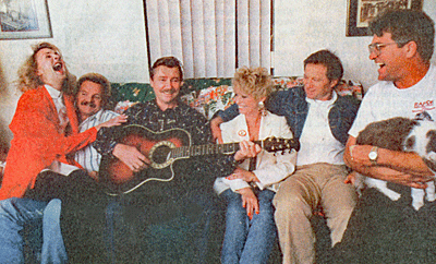 Child actor Paul Petersen (right) organized support groups for former child stars for years. (L-R) Julia Benjamin ("Hazel"), Lee Aaker ("Rin Tin Tin"), Randy Boone ("The Virginian"), Beverly Washburn ("Old Yeller", "The Lone Ranger"), Bobby Diamond ("Fury") and Paul Petersen ("Donna Reed Show"). 