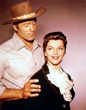 Clint Walker and Lisa Gaye. Lisa guested on two episodes of "Cheyenne" in 1960. "Outcasts of Cripple Creek" and "Counterfeit Gun".
