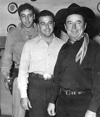 Stuntman Fred Carson, singer/actor Ted Smile and perennial B-western extra Herman Hack in the early ‘50s.