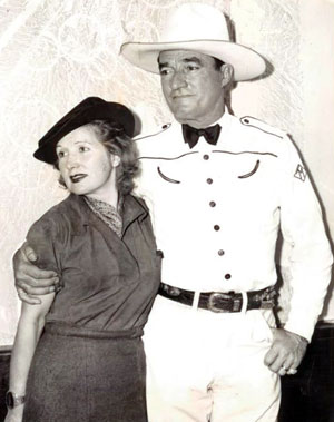 Tom Mix in 1938 with his fifth wife Mabel Ward. They were married from February 15, 1932 until his tragic death on October 12, 1940.