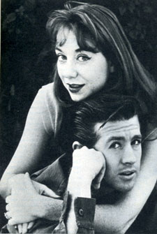 Clu Gulager (“Tall Man”, “The Virginian”) in 1961 with his wife Miriam Nethery.