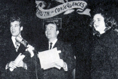 A date with Guy Madison was Erlene Slater’s ‘consequence’ on “Truth or Consequences” emceed by Ralph Edwards in 1947.