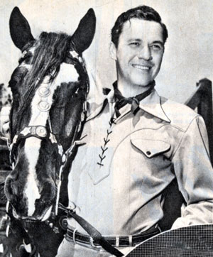 Publicity shot of Kirby Grant who was starring in Universal Westerns in 1946.