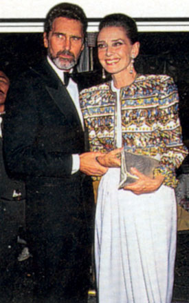 A true gentleman, Robert Wolders (Ranger Erik Hunter on “Laredo”), the longtime companion of Audrey Hepburn, seen here escorting the actress turned UNICEF Goodwill Ambassador to a ceremony in her honor hosted by the Film Society of Lincoln Center.