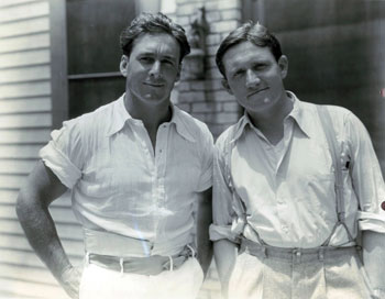 George O’Brien and Spencer Tracy in 1932.