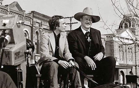 Dick Cavett interviews John Wayne on the set of his final film “The Shootist” in ‘76.
