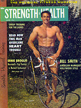 William “Laredo” Smith on the cover of STRENGTH & HEALTH circa 1983.