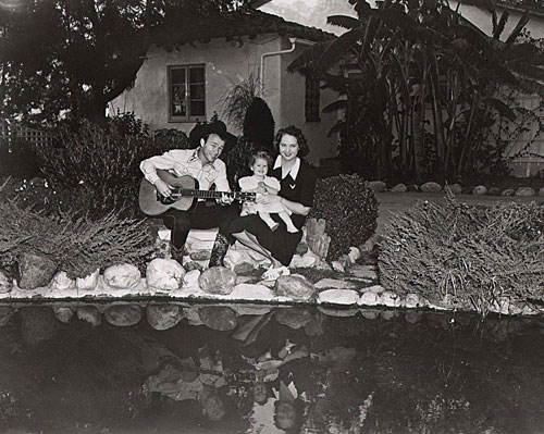 Roy Rogers’ early years at home with baby Cheryl and second wife Arline.