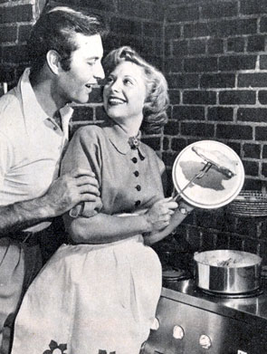 George Montgomery and singer Dinah Shore cooked up a marriage from ‘43 to ‘63.