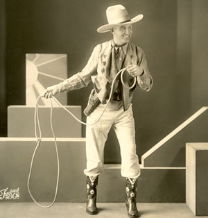 A rare early glimpse of Gene Autry during his days at WLS Radio in Chicago. 