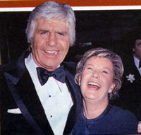 Appearing at a Hollywood function were Jim Davis (Texas oilman Jock Ewing on “Dallas”) and his TV wife Miss Ellie, Barbara Bel Geddes.