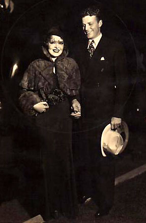 Rex Bell and his "It Girl" wife, Clara Bow. (Thanx to Bobby Copeland.)