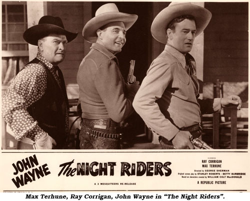 Title card to "The Night Riders".