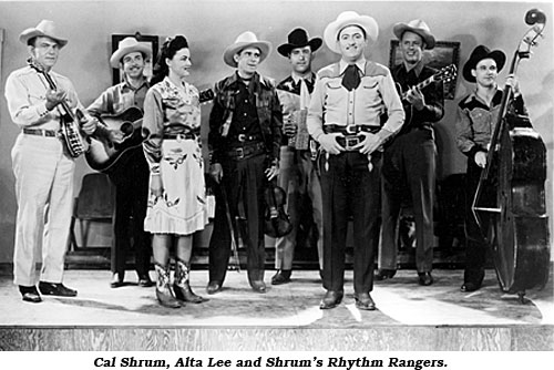 Cal Shrum, Alta Lee and Shrum's Rhythm Rangers.
