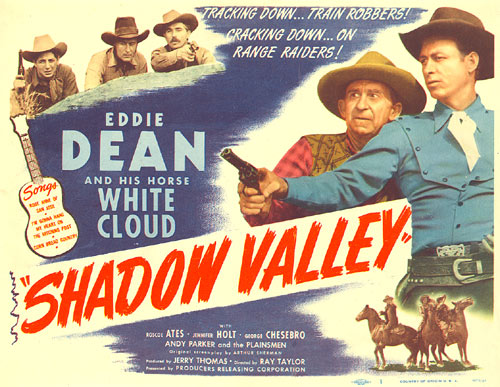 Title Card for Eddie Dean's "Shadow Valley".