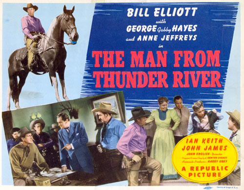 Title card from "The Man From Thunder River".