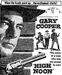 Gary Cooper in "High Noon".
