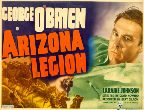 Title card for O'Biren's "Arizona Legion".