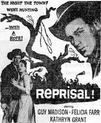 Newspaper ad for "Reprisal!"