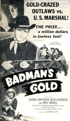 Ad for "Badman's Gold"