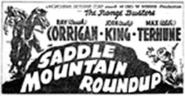 Ad for "Saddle Mountain Roundup".