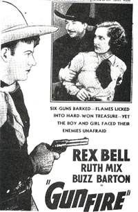Rex Bell in "Gunfire".