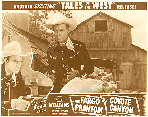 Title card for "Tales of the West: Fargo Phantom and Coyote Canyon".