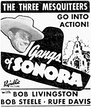 Ad for "Gangs of Sonora".