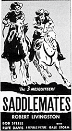 Ad for "Saddlemates".